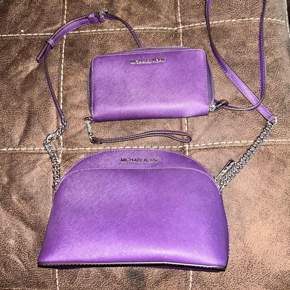 Michael Kors Cross Body and Wallet set